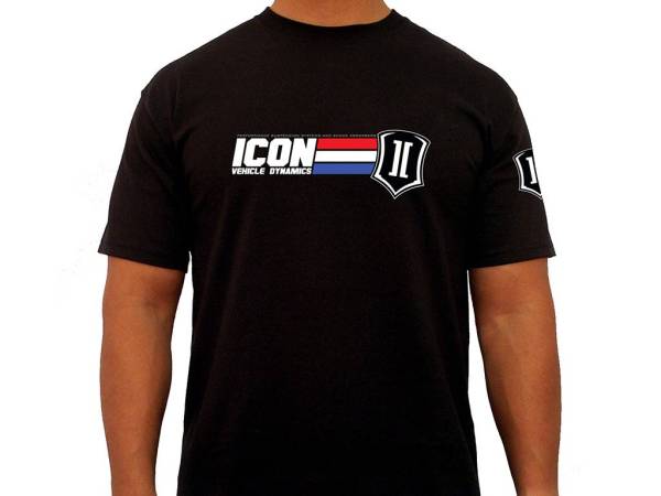 ICON Vehicle Dynamics - ICON Vehicle Dynamics ICON GI TEE BLACK - LARGE ICON-TEE-GI-BLK-L