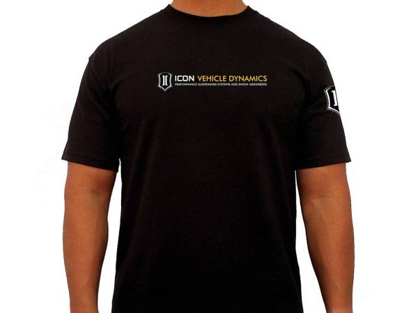 ICON Vehicle Dynamics - ICON Vehicle Dynamics ICON STANDARD TEE BLACK - LARGE ICON-TEE-STD-BLK-L