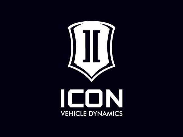 ICON Vehicle Dynamics - ICON Vehicle Dynamics 6 IN TALL ICON STACK WHITE STICKER-STACK 6 IN W