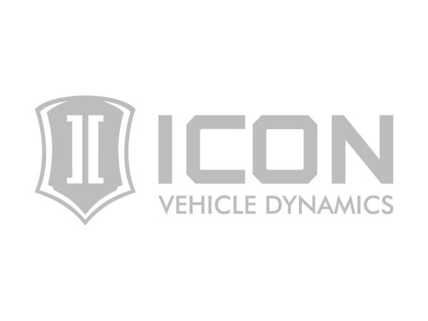 ICON Vehicle Dynamics - ICON Vehicle Dynamics 12 IN WIDE ICON STANDARD SILVER STICKER-STD 12 IN S