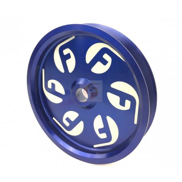 Fleece Performance - Cummins Dual Pump Pulley For use with FPE Dual Pump Bracket Blue Fleece Performance