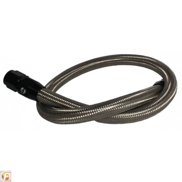 Fleece Performance - 39.50 Inch 12 Valve Cummins Coolant Bypass Hose Stainless Steel Braided Fleece Performance