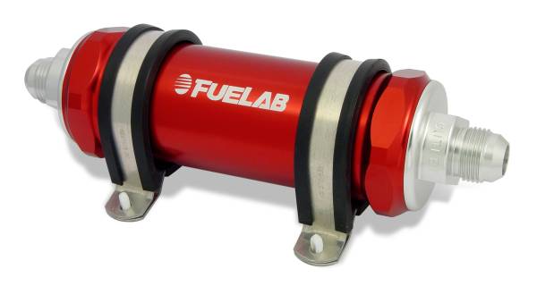 Fuelab - Fuelab In-Line Fuel Filter, Long 40 micron 82811-2