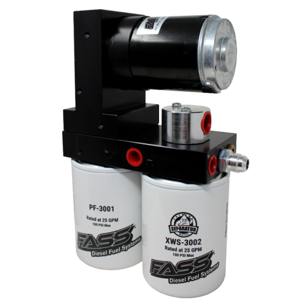 FASS Fuel Systems - FASS TITANIUM SIGNATURE SERIES DIESEL FUEL PUMP 100GPH DODGE CUMMINS 5.9L 1989-1993 (TS D02 100G)