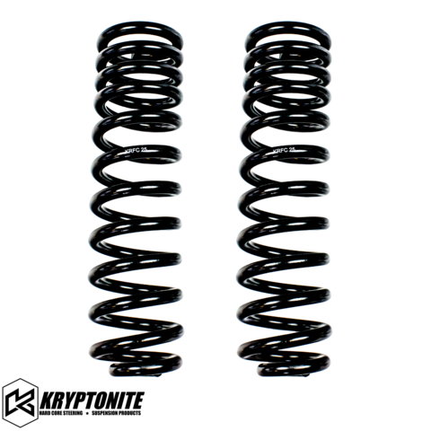 Kryptonite Products - KRYPTONITE 2.5" FORD POWERSTROKE F250/F350 LEVELING DUAL RATE COIL SPRINGS 2005-2021
