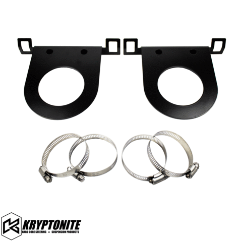 Kryptonite Products - KRYPTONITE FORD SUPER DUTY F250/F350 STAGE 1 FRONT RESERVOIR MOUNT KIT 2005-2021