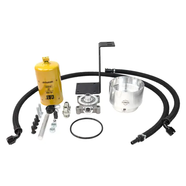 H&S Motorsports - 2011-2016 Ford 6.7L Power Stroke Lower Fuel Filter Upgrade Kit