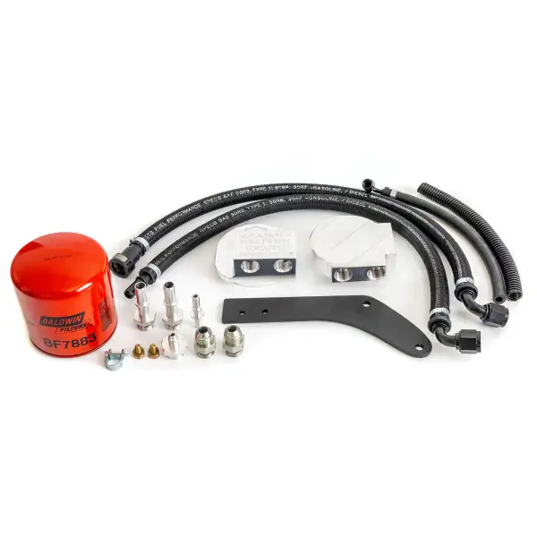 H&S Motorsports - 2011-2016 Ford 6.7L Power Stroke Upper Fuel Filter Relocation Kit