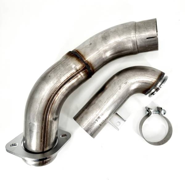 No Limit Fabrication - Copy of No Limit Fabrication 2011-2014 6.7 PowerStroke 4" Stainless Steel Downpipe