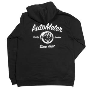 AutoMeter - AutoMeter ZIP HOODIE; ADULT LARGE; BLACK; VINTAGE 0448L - Image 1