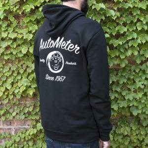 AutoMeter - AutoMeter ZIP HOODIE; ADULT LARGE; BLACK; VINTAGE 0448L - Image 3