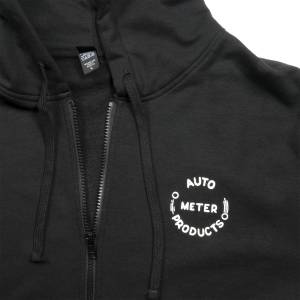 AutoMeter - AutoMeter ZIP HOODIE; ADULT LARGE; BLACK; VINTAGE 0448L - Image 5