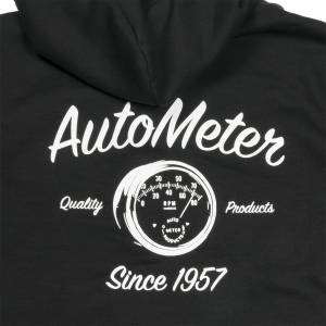 AutoMeter - AutoMeter ZIP HOODIE; ADULT LARGE; BLACK; VINTAGE 0448L - Image 7