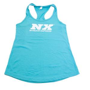 Nitrous Express Womens Ideal Racerback Tank; Large; Teal 19123TL