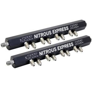 Nitrous Express DISTRIBUTION RAIL KIT (SINGLE HOLE RAILS) 90001