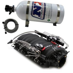 Nitrous Express FAST 102 MANIFOLD FOR CATHEDRAL PORT HEADS W/NX SHARK DIRECT PORT INTAKE001