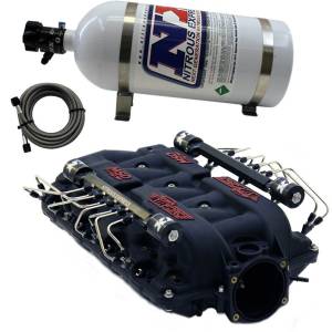 Nitrous Express MSD AIRFORCE MANIFOLD FOR LS7 HEADS W/SHARK DIRECT PORT INTAKE025