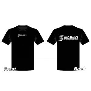 Nitrous Express SNOW T-shirt Black W/white Logo 2X SNO-19110XXL