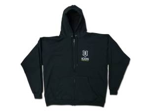 ICON Vehicle Dynamics - ICON Vehicle Dynamics ICON STANDARD HOODY BLACK - MEDIUM ICON-HOODY-STD-BLK-M - Image 1