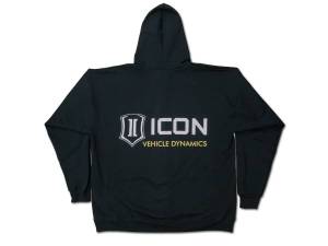 ICON Vehicle Dynamics - ICON Vehicle Dynamics ICON STANDARD HOODY BLACK - MEDIUM ICON-HOODY-STD-BLK-M - Image 2