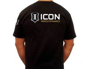 ICON Vehicle Dynamics - ICON Vehicle Dynamics ICON STANDARD TEE BLACK - MEDIUM ICON-TEE-STD-BLK-M - Image 2