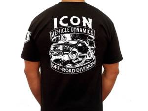 ICON Vehicle Dynamics - ICON Vehicle Dynamics ICON WESTERN TEE BLACK - MEDIUM ICON-TEE-WST-BLK-M - Image 2