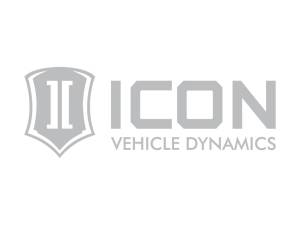 ICON Vehicle Dynamics 12 IN WIDE ICON STANDARD SILVER STICKER-STD 12 IN S