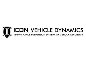 ICON Vehicle Dynamics 25 IN WIDE ICON TAGLINE BLACK STICKER-TAGLINE 25 IN B