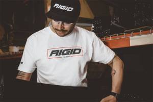RIGID Industries - RIGID Industries RIGID T-Shirt, Established 2006, White, Medium 1050 - Image 2