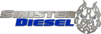 Sinister Diesel - Sinister Diesel Up-Pipes for 1999.5-2003 Ford Powerstroke 7.3L (Heat Wrapped) SD-UPPIPE-7.3-W