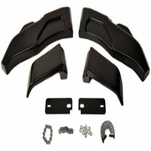 Warn Skirting Kit; Powder Coated; Black 78319