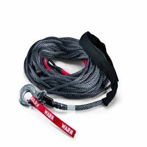 Warn 10,000 LB Cap 3/8 Inch Dia x 100 Ft Polyethylene Rope With Hook 87915