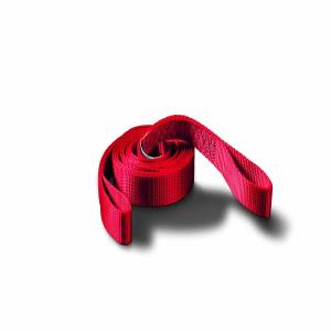 Warn 1 Inch Width x 8 Foot Length; 2000 Pound Breaking Strength; Red; Nylon Webbing 88894