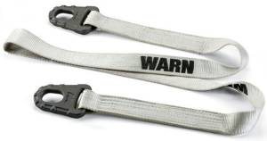 Warn 1 Inch Width x 8 Foot Length; 7200 Pound Breaking Strength; White; Nylon Webbing 92094