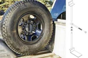 Titan Fuel Tanks - Titan Fuel Tanks Spare Tire Buddy In Bed Tire Mount 9901330 - Image 1