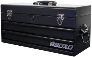Boxo - BOXO USA Heavy Duty 113 Piece Metric Tool Set with 2 Drawer Hand Carry Tool Box - Matte Black - Image 5
