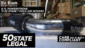 No Limit Fabrication - No Limit Fabrication 6.7 Powerstroke 20-24 Cold Air Intake - Image 6