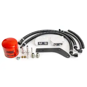 H&S Motorsports - H&S 2017-2024 Ford 6.7L Power Stroke Upper Fuel Filter Relocation Kit - Image 1