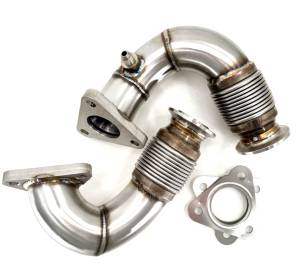 No Limit Fabrication - No Limit Fabrication 11-26 Stainless Steel Up-Pipe Kit - Image 3